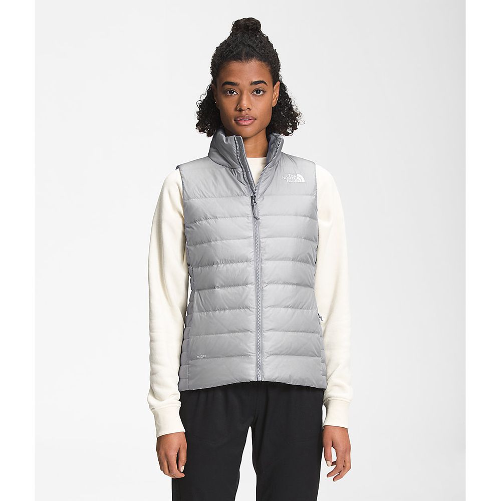 The North Face Vests Womens Australia - The North Face Aconcagua Grey (WZU-842501)